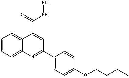 2-(4-BUTOXYPHENYL)QUINOLINE-4-CARBOHYDRAZIDE|2-(4-丁氧基-苯基)-喹啉-4-甲酰肼