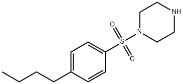 1-[(4-BUTYLPHENYL)SULFONYL]PIPERAZINE Structure