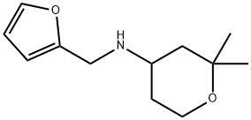 (2,2-DIMETHYL-TETRAHYDRO-PYRAN-4-YL)-FURAN-2-YLMETHYL-AMINE HYDROCHLORIDE,300803-64-9,结构式