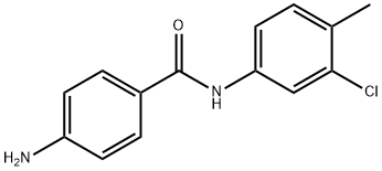 4-AMINO-N-(3-CHLORO-4-METHYLPHENYL)BENZAMIDE 结构式