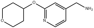 [2-(tetrahydro-2h-pyran-4-yloxy)pyridin-4-yl]methylamine Structure