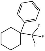 (1-[TRIFLUOROMETHYL]CYCLOHEXYL)BENZENE 结构式