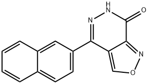 4-(2-naphthyl)isoxazolo[3,4-d]pyridazin-7(6H)-one Struktur