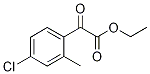 ETHYL 4-CHLORO-2-METHYLBENZOYLFORMATE Struktur