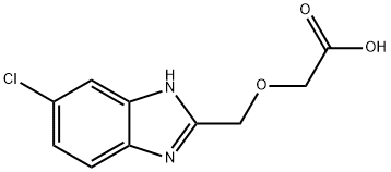 [(5-Chloro-1H-benzimidazol-2-yl)methoxy]-acetic acid 结构式
