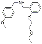 [2-(2-Ethoxyethoxy)phenyl]-N-(4-methoxybenzyl)-methanamine Struktur