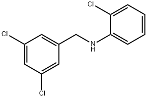 2-Chloro-N-(3,5-dichlorobenzyl)aniline Struktur