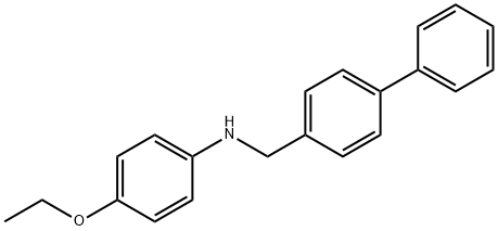 N-([1,1'-Biphenyl]-4-ylmethyl)-4-ethoxyaniline Structure