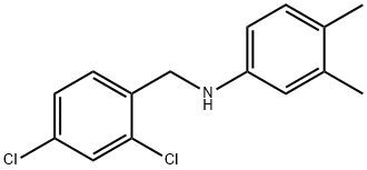 N-(2,4-Dichlorobenzyl)-3,4-dimethylaniline,356531-73-2,结构式