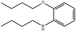 N-(2-Butoxyphenyl)-N-butylamine 化学構造式