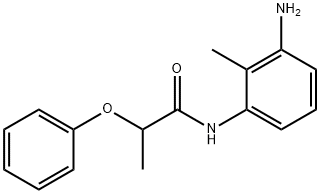 N-(3-Amino-2-methylphenyl)-2-phenoxypropanamide Structure