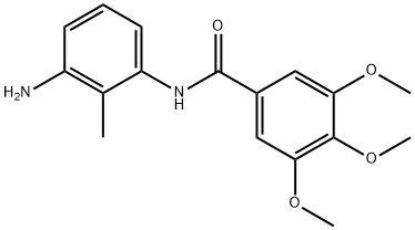 N-(3-Amino-2-methylphenyl)-3,4,5-trimethoxybenzamide Structure