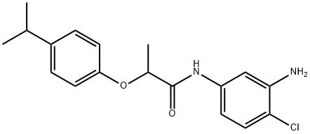 N-(3-Amino-4-chlorophenyl)-2-(4-isopropylphenoxy)-propanamide Structure