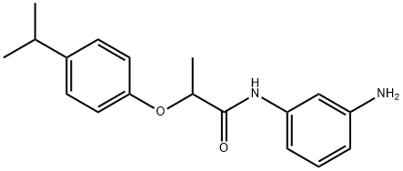 N-(3-Aminophenyl)-2-(4-isopropylphenoxy)-propanamide Structure