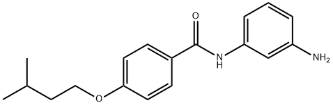 N-(3-Aminophenyl)-4-(isopentyloxy)benzamide Structure