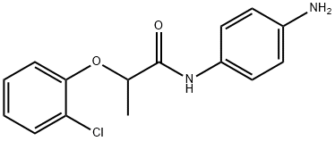 N-(4-Aminophenyl)-2-(2-chlorophenoxy)propanamide Struktur