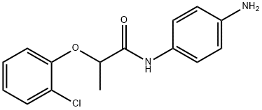 N-(4-Aminophenyl)-2-(2-chlorophenoxy)propanamide 结构式