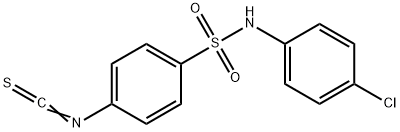 N-(4-Chlorophenyl)-4-isothiocyanatobenzenesulfonamide Struktur