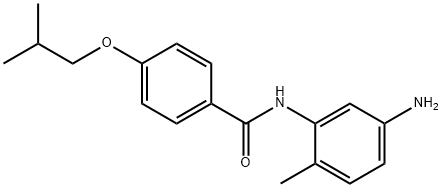 N-(5-Amino-2-methylphenyl)-4-isobutoxybenzamide,1020723-70-9,结构式