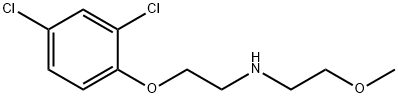 N-[2-(2,4-Dichlorophenoxy)ethyl]-N-(2-methoxyethyl)amine,420100-11-4,结构式