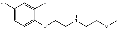 N-[2-(2,4-Dichlorophenoxy)ethyl]-N-(2-methoxyethyl)amine 化学構造式