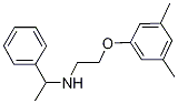 N-[2-(3,5-Dimethylphenoxy)ethyl]-1-phenyl-1-ethanamine 化学構造式