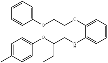 N-[2-(4-Methylphenoxy)butyl]-2-(2-phenoxyethoxy)aniline Structure