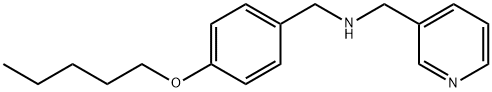 N-[4-(Pentyloxy)benzyl](3-pyridinyl)methanamine Structure