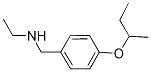 N-[4-(sec-Butoxy)benzyl]-1-ethanamine Struktur