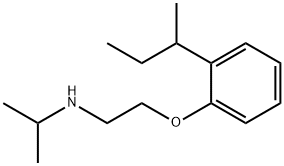 N-{2-[2-(sec-Butyl)phenoxy]ethyl}-2-propanamine 结构式