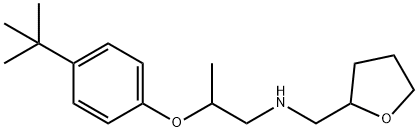 N-{2-[4-(tert-Butyl)phenoxy]propyl}-N-(tetrahydro-2-furanylmethyl)amine,1040680-46-3,结构式