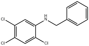 N-Benzyl-2,4,5-trichloroaniline 结构式