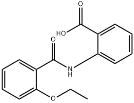 2-[(2-乙氧苯基)羰基氨基]苯甲酸, 10263-74-8, 结构式
