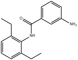 3-氨基-N-(2,6-二乙基苯基)苯甲酰胺,500274-46-4,结构式