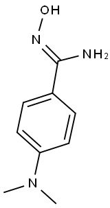 4-(dimethylamino)-N'-hydroxybenzenecarboximidamide Structure