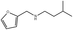 N-(呋喃-2-基甲基)-3-甲基-丁-1-胺, 4462-11-7, 结构式