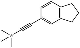 5-(Trimethylsilylethynyl)indane Structure