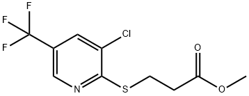 Methyl  3-[3-Chloro-5-(trifluoromethyl)pyridin-2-yl]thio}propanoate|