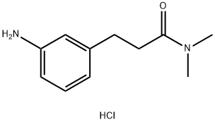 3-(3-aminophenyl)-N,N-dimethylpropanamide hydrochloride Structure