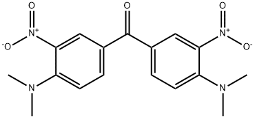 bis[4-(dimethylamino)-3-nitrophenyl]methanone 化学構造式