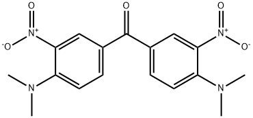 双(4-二甲基氨基-3-硝基-苯基)甲酮 结构式