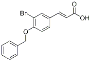 3-[4-(benzyloxy)-3-bromophenyl]acrylic acid