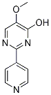 5-methoxy-2-(4-pyridinyl)-4-pyrimidinol,,结构式