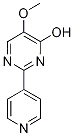 5-methoxy-2-(4-pyridinyl)-4-pyrimidinol 化学構造式