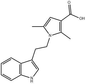 1-[2-(1H-indol-3-yl)ethyl]-2,5-dimethyl-1H-pyrrole-3-carboxylic acid|1-[2-(1H-吲哚-3-基)乙基]-2,5-二甲基-3-吡咯羧酸