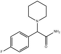 2-(4-氟苯基)-2-(哌啶-1-基)乙酰胺,1119450-95-1,结构式