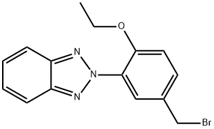 2-[5-(溴甲基)-2-乙氧苯基]-2H-1,2,3-苯并三唑 结构式