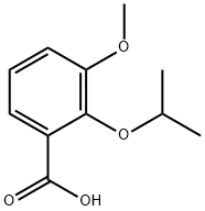 3-甲氧基-2-(丙-2-基氧基)苯甲酸 结构式