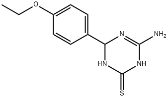 4-amino-6-(4-ethoxyphenyl)-1,6-dihydro-1,3,5-triazine-2-thiol Structure