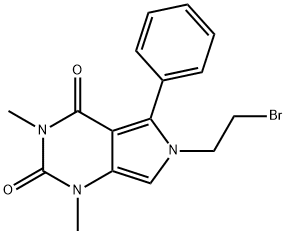 6-(2-bromoethyl)-1,3-dimethyl-5-phenyl-1H-pyrrolo[3,4-d]pyrimidine-2,4(3H,6H)-dione